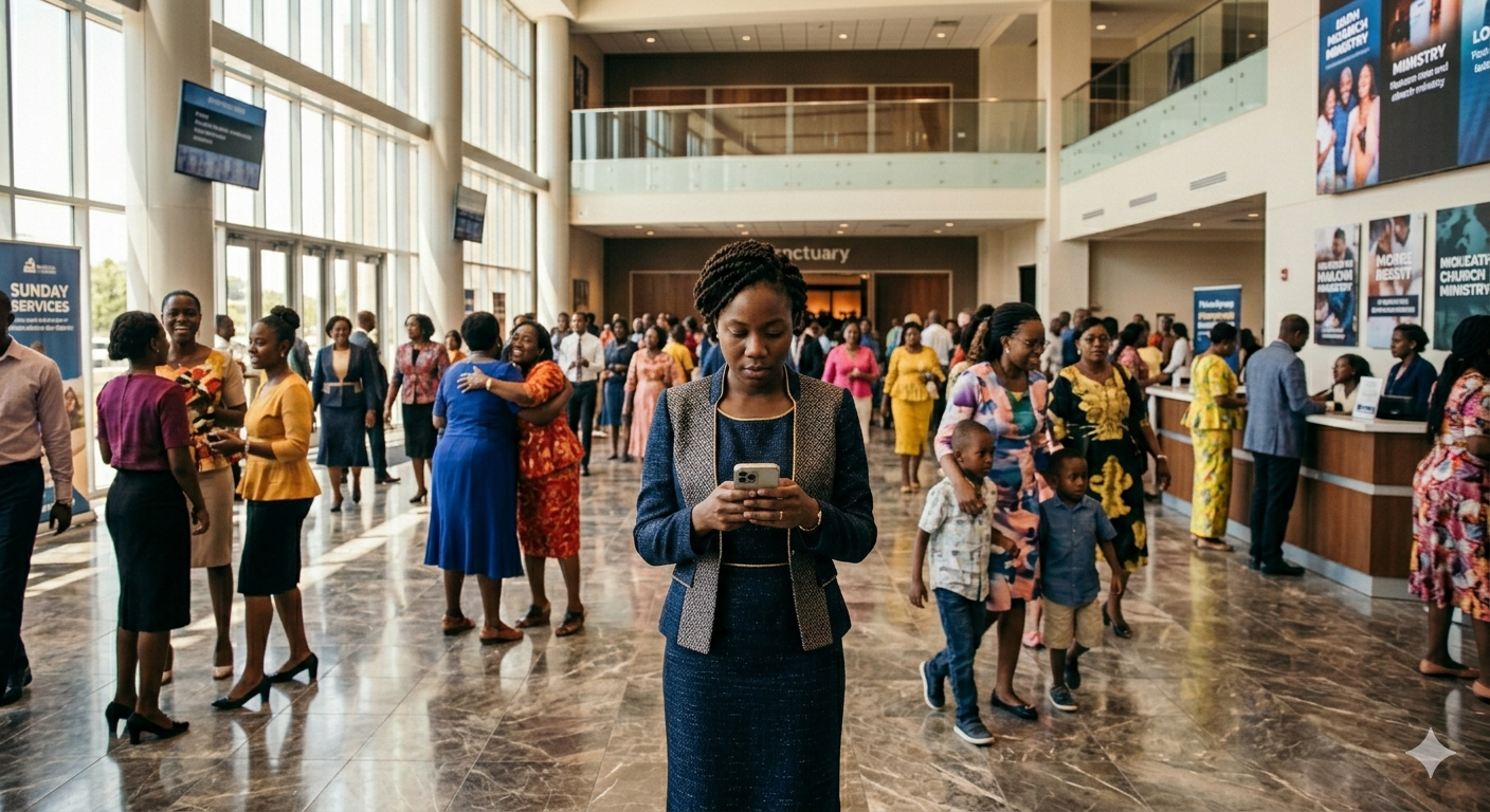 Adaora after Sunday service